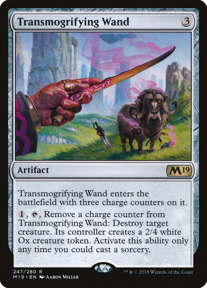 Transmogrifying Wand [Core Set 2019]